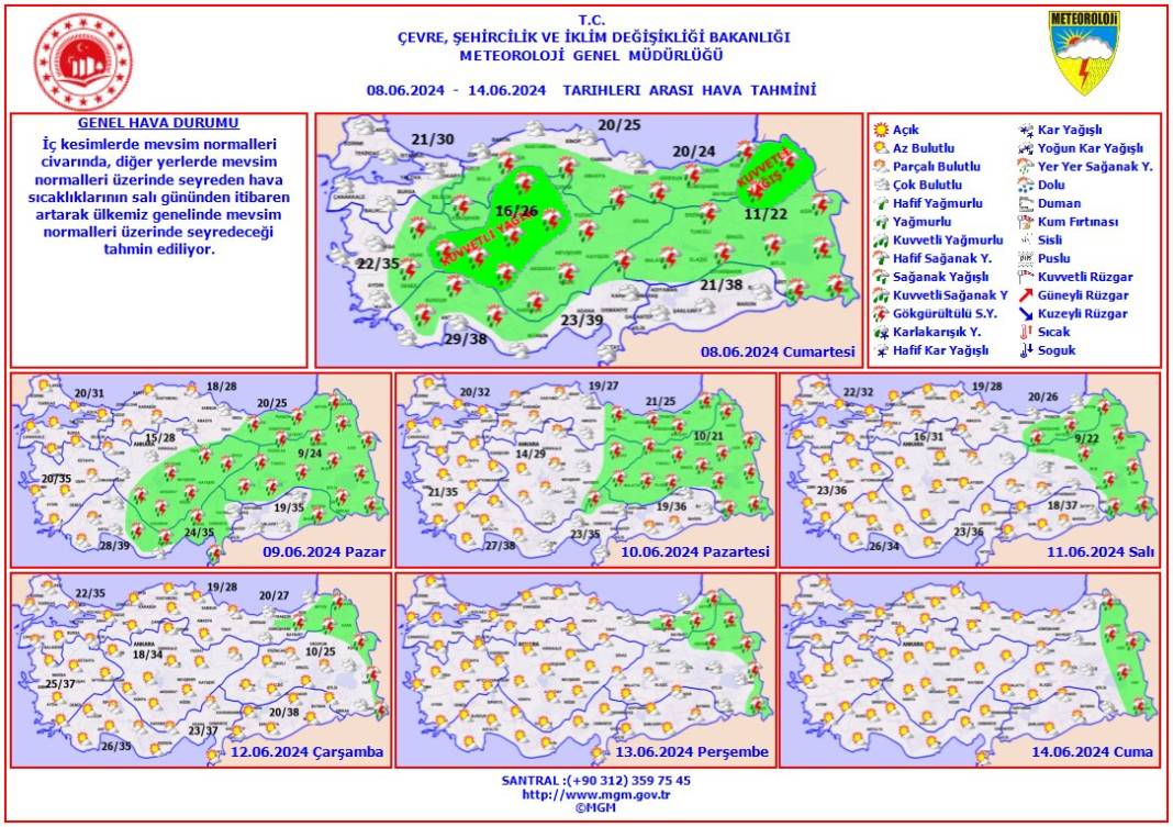 Bugün 14 ilçeyi vurdu: Yarın için tüm Konya’ya uyarı var 22